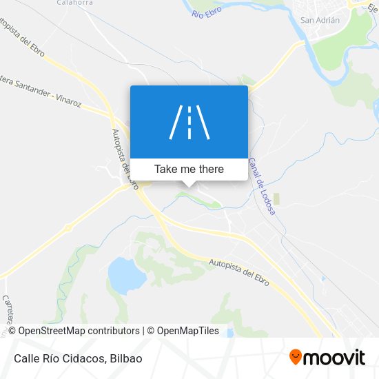 Calle Río Cidacos map