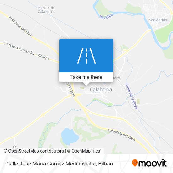 Calle Jose María Gómez Medinaveitia map