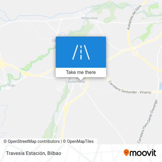 Travesía Estación map