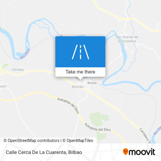 Calle Cerca De La Cuarenta map