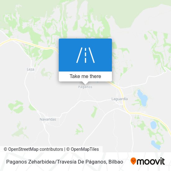 Paganos Zeharbidea / Travesía De Páganos map