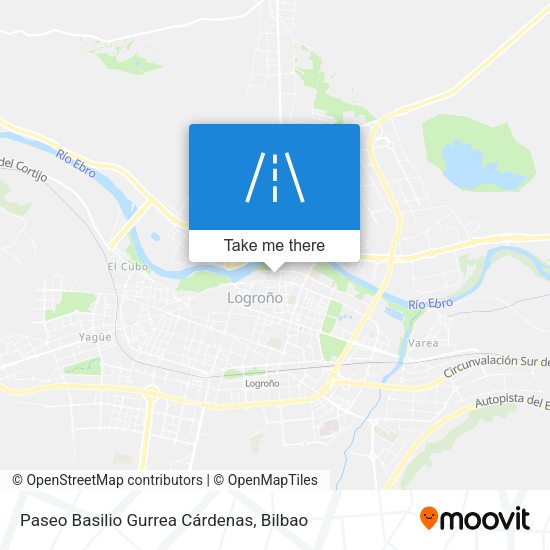 Paseo Basilio Gurrea Cárdenas map