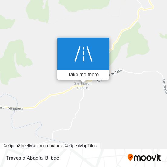 Travesía Abadía map