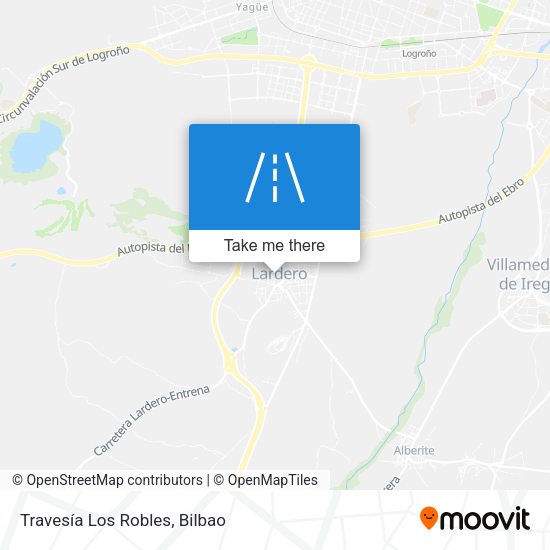 Travesía Los Robles map