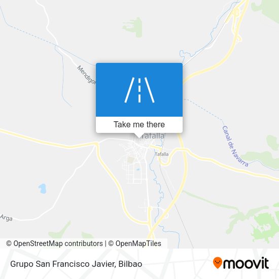 Grupo San Francisco Javier map