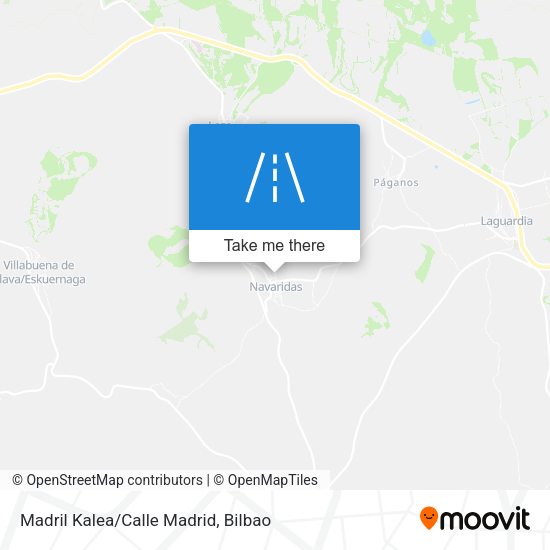 Madril Kalea/Calle Madrid map