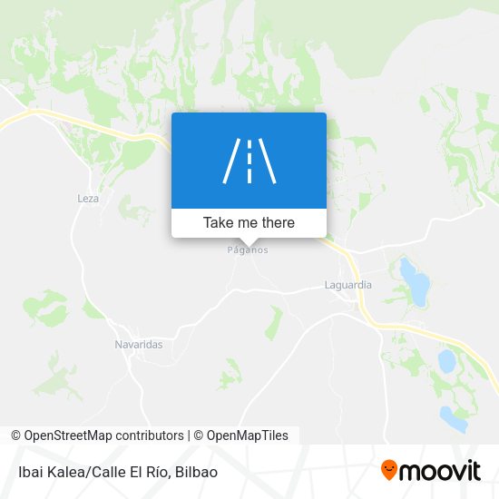 Ibai Kalea/Calle El Río map
