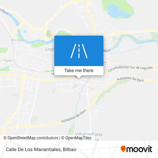 Calle De Los Manantiales map