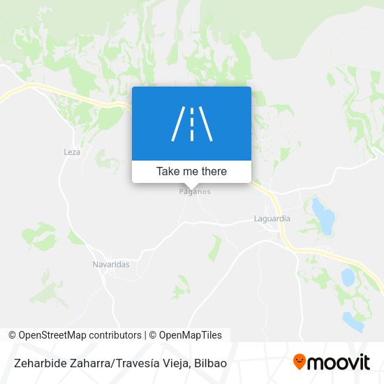 Zeharbide Zaharra / Travesía Vieja map
