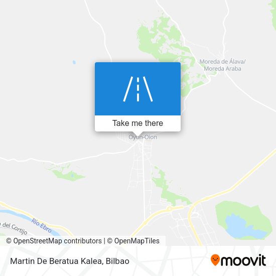 Martin De Beratua Kalea map