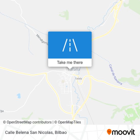 Calle Belena San Nicolas map