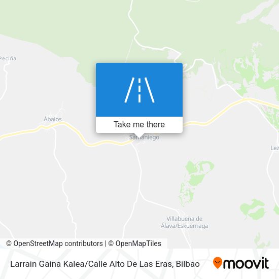 Larrain Gaina Kalea / Calle Alto De Las Eras map