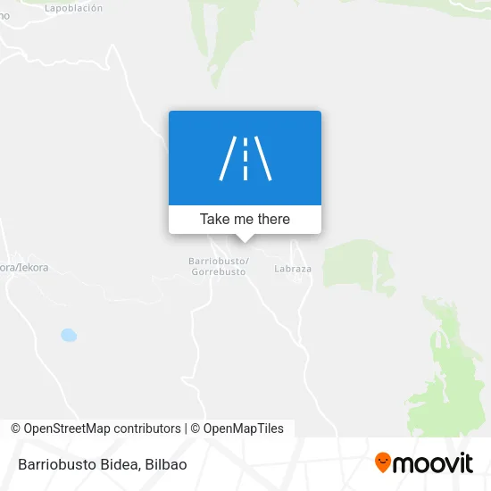 Barriobusto Bidea map