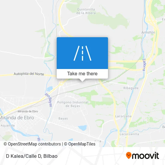 D Kalea/Calle D map