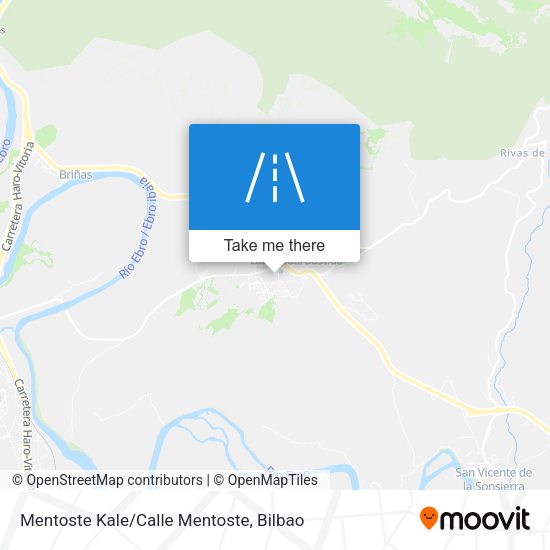 Mentoste Kale/Calle Mentoste map