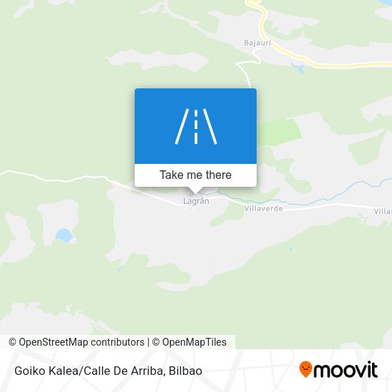 Goiko Kalea/Calle De Arriba map