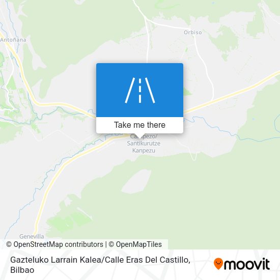 Gazteluko Larrain Kalea / Calle Eras Del Castillo map