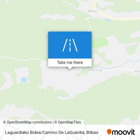 Laguardiako Bidea / Camino De LaGuardia map
