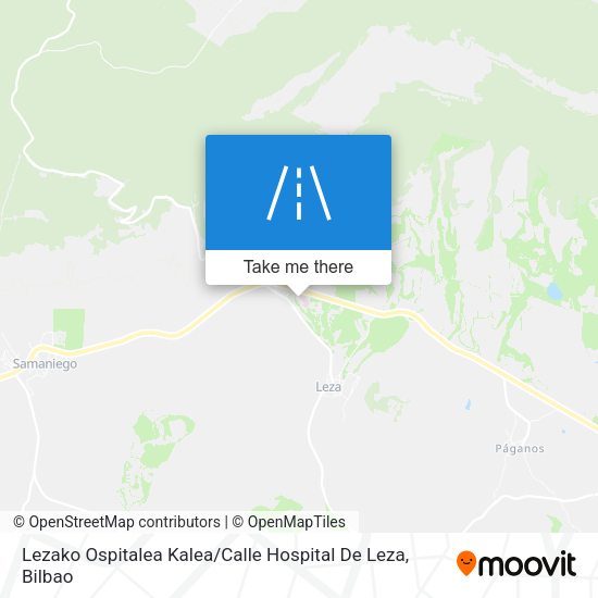 Lezako Ospitalea Kalea / Calle Hospital De Leza map