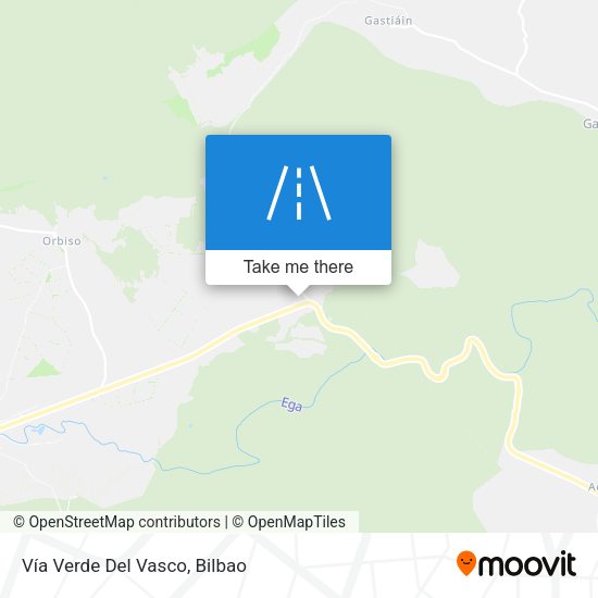 Vía Verde Del Vasco map