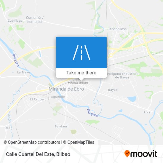 Calle Cuartel Del Este map