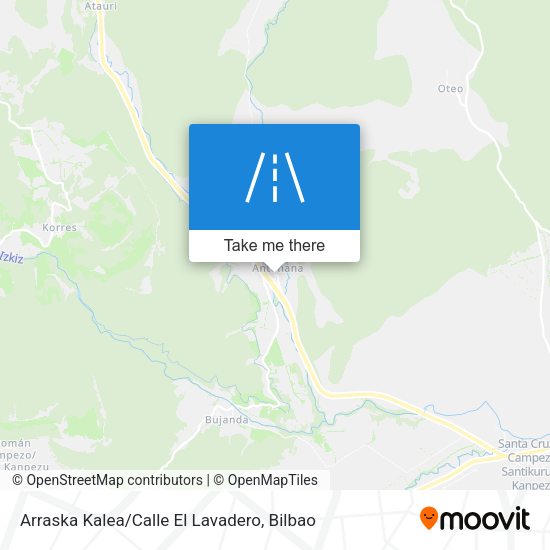 Arraska Kalea / Calle El Lavadero map