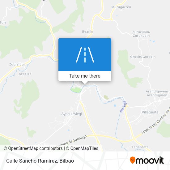 Calle Sancho Ramírez map