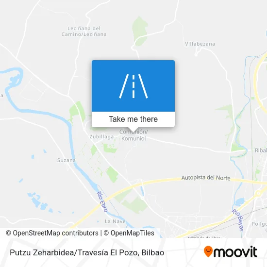 Putzu Zeharbidea / Travesía El Pozo map