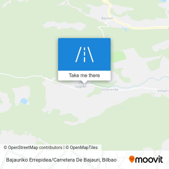 Bajauriko Errepidea / Carretera De Bajauri map