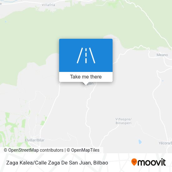 Zaga Kalea / Calle Zaga De San Juan map