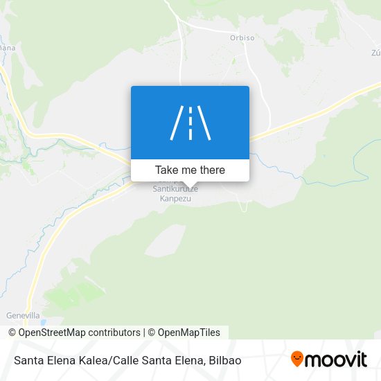 Santa Elena Kalea / Calle Santa Elena map