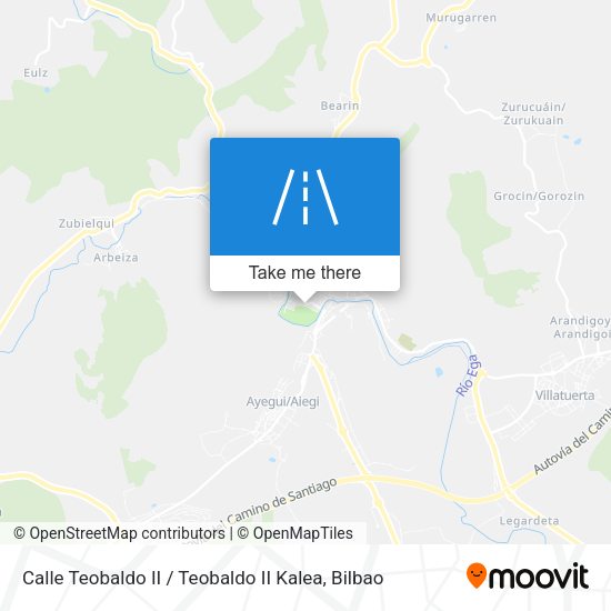 Calle Teobaldo II / Teobaldo II Kalea map