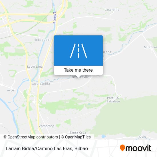 Larrain Bidea/Camino Las Eras map