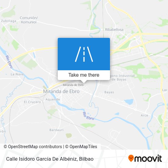 Calle Isidoro García De Albéniz map