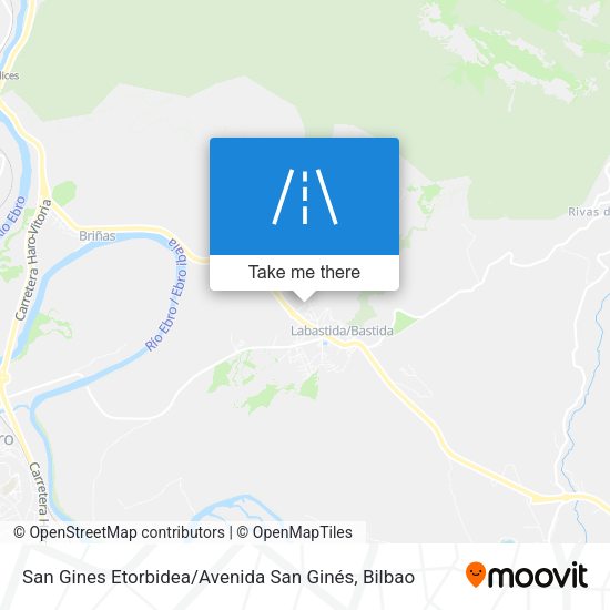 San Gines Etorbidea / Avenida San Ginés map