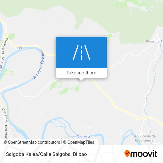 Saigoba Kalea/Calle Saigoba map