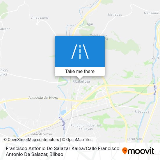 Francisco Antonio De Salazar Kalea / Calle Francisco Antonio De Salazar map