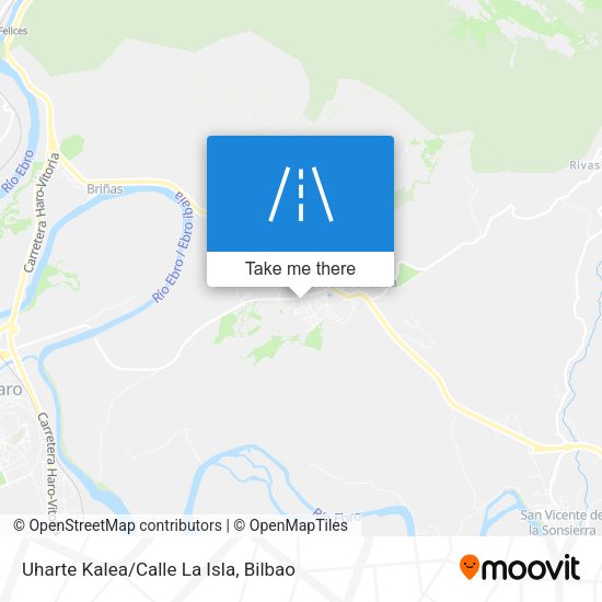 Uharte Kalea/Calle La Isla map