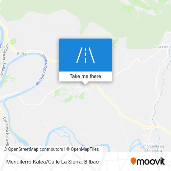 Mendilerro Kalea / Calle La Sierra map