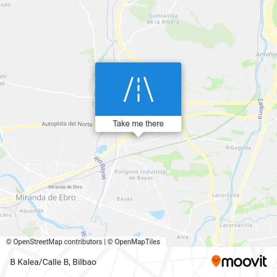 B Kalea/Calle B map