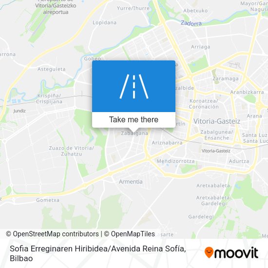 Sofia Erreginaren Hiribidea / Avenida Reina Sofía map