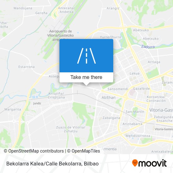 Bekolarra Kalea / Calle Bekolarra map