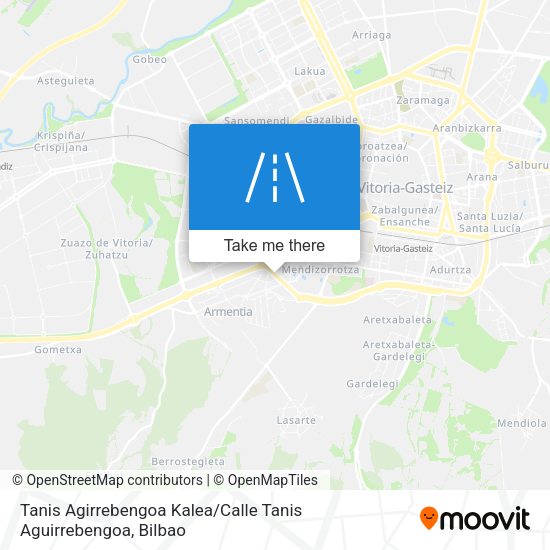 Tanis Agirrebengoa Kalea / Calle Tanis Aguirrebengoa map