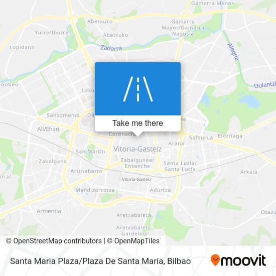 Santa Maria Plaza / Plaza De Santa María map