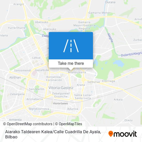 Aiarako Taldearen Kalea / Calle Cuadrilla De Ayala map