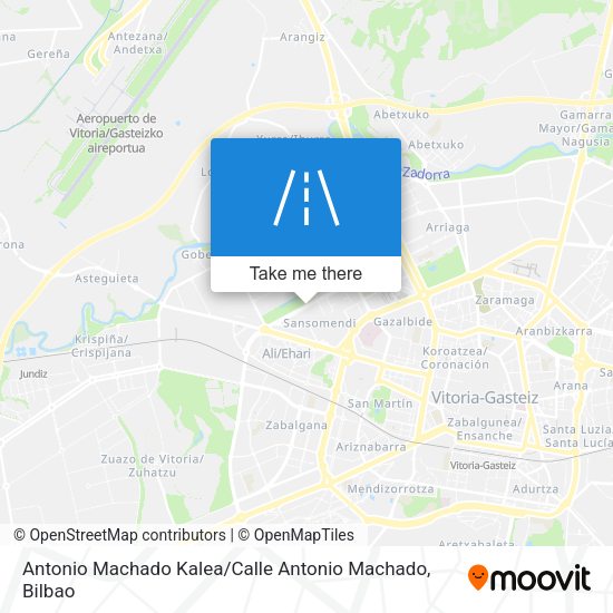 Antonio Machado Kalea / Calle Antonio Machado map