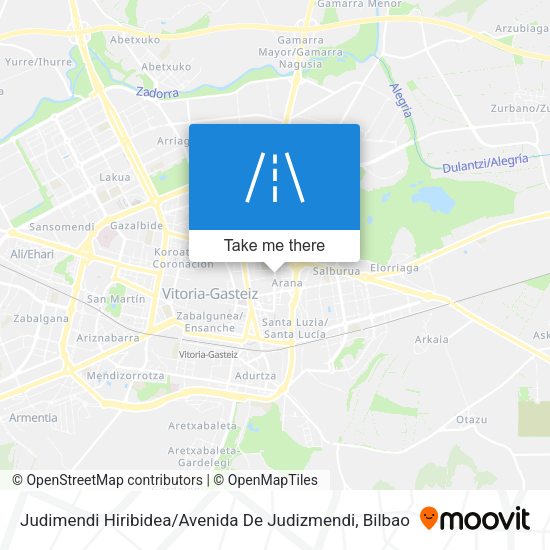 Judimendi Hiribidea / Avenida De Judizmendi map