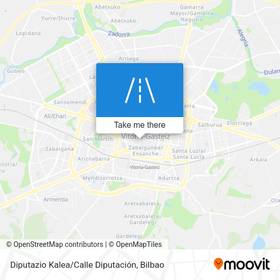 Diputazio Kalea / Calle Diputación map