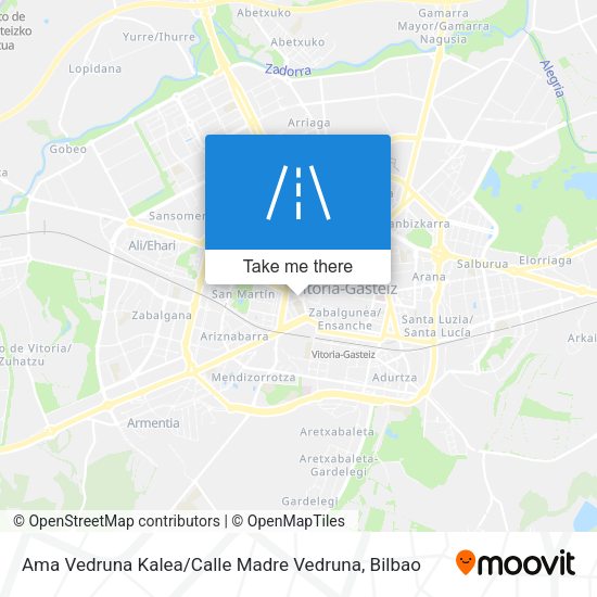 Ama Vedruna Kalea / Calle Madre Vedruna map
