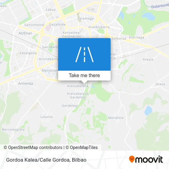 Gordoa Kalea/Calle Gordoa map